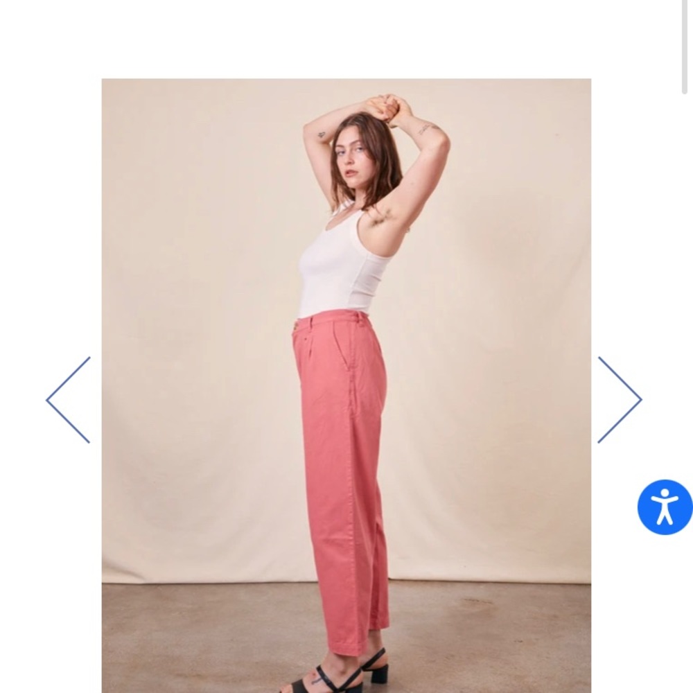 Bug Bud Press Petite Trouser in Raspberry Sorbet